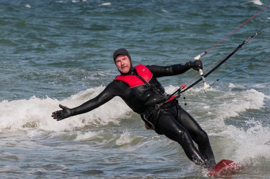 Kitesurfing and Happy dedication